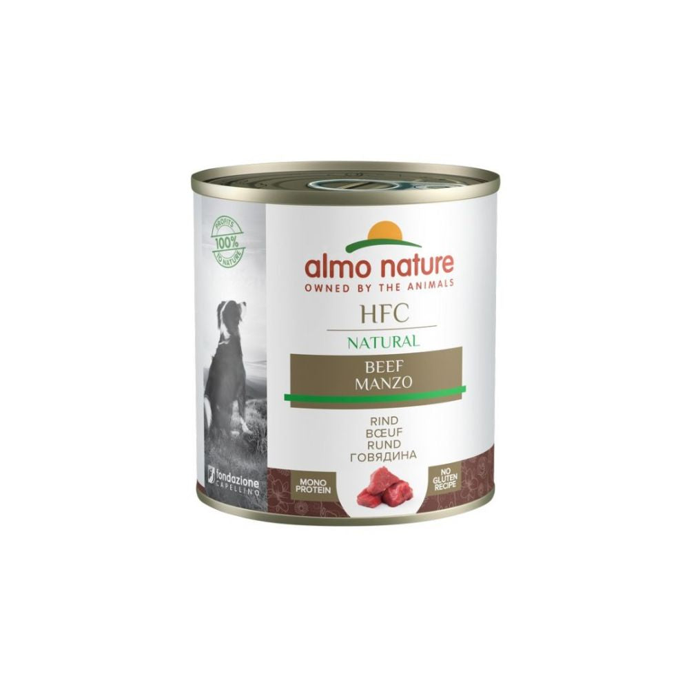 Almo Nature HFC Natural Manzo 290g Lattina Cani Adulti