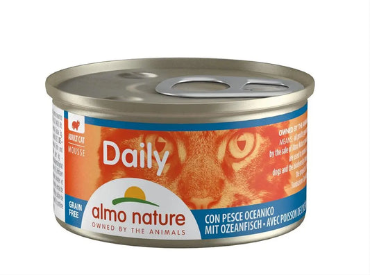 Almo Nature Daily Mousse Pesce Oceanico 85g Lattina Gatti Adulti Almo Nature