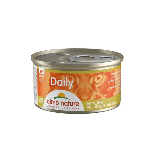 Almo Nature Daily Mousse Con Tacchino 85g Lattina Gatti Adulti - Animaliapet