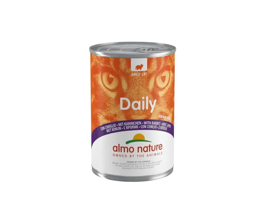 Almo Nature Daily Coniglio 400g Lattina Gatti AdultiLattina Umido GattiAnimaliapet