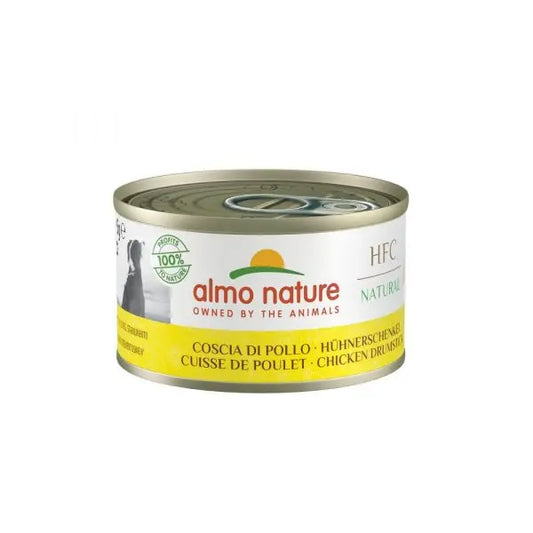 Almo Nature HFC Natural Coscia Di Pollo 95g Lattina Cani AdultiLattina Umido CaniAnimaliapet