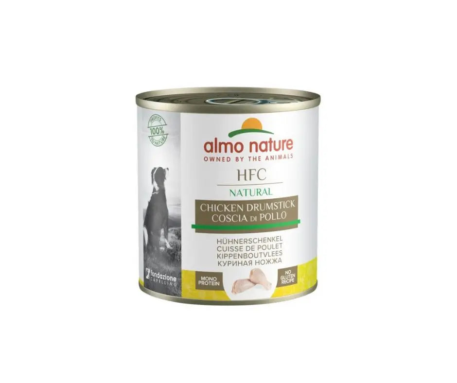 Almo Nature HFC Natural Coscia di Pollo 280g Lattina Cani AdultiLattina Umido CaniAnimaliapet