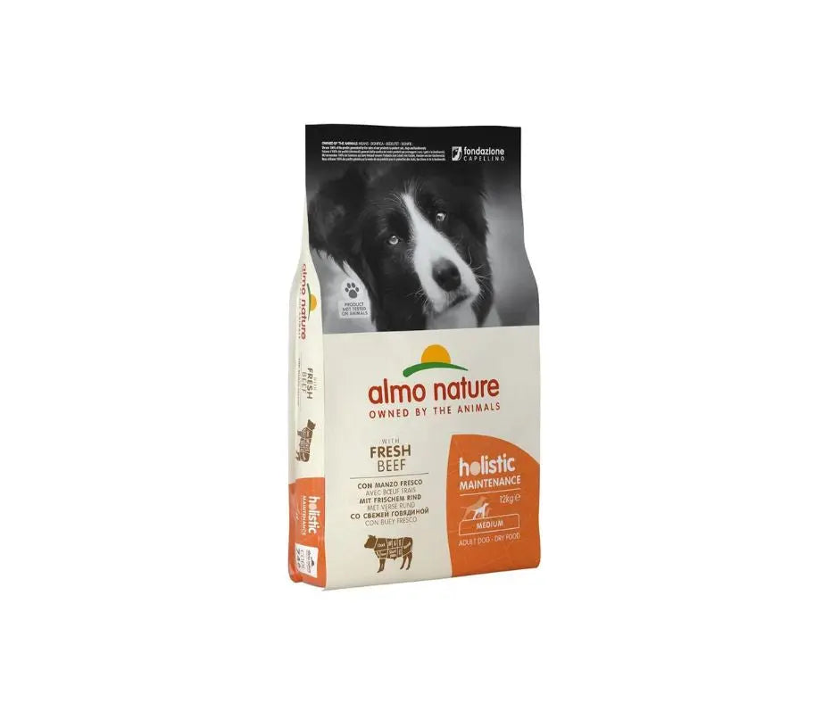 Almo Nature Holistic Maintenance Manzo Fresco 12kg Crocchette Cani AduCrocchette CaniAnimaliapet