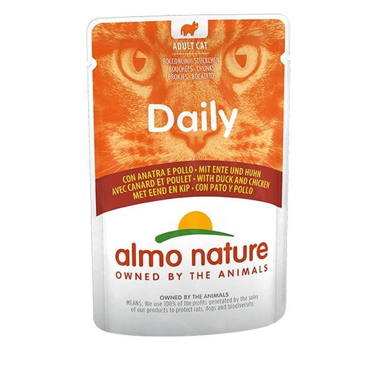 Almo Nature Daily Anatra e Pollo 70g Bustina Gatti Adulti