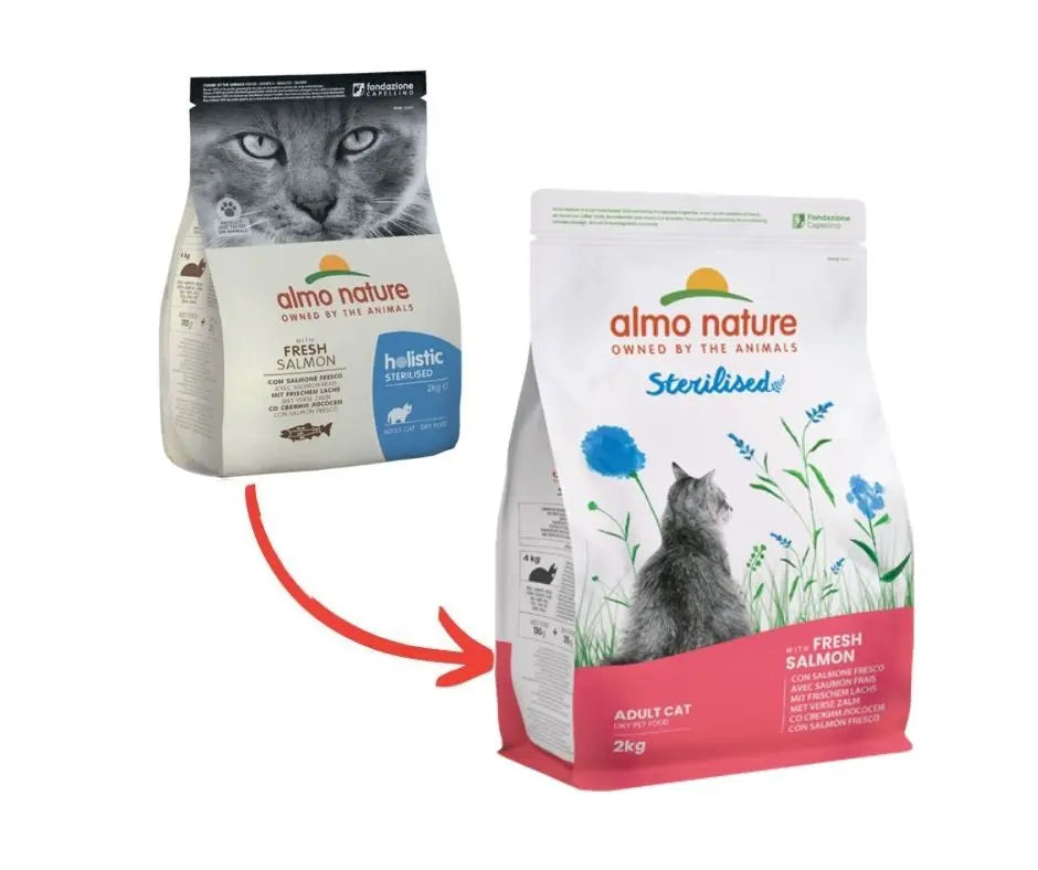 Almo Nature Holistic Sterilised Salmone Fresco 2kg Crocchette Gatti AdCrocchette GattiAnimaliapet