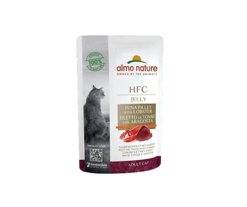 Almo Nature Filetto Di Tonno e Aragosta Jelly Bustina 55g Gatti Adulti Almo Nature