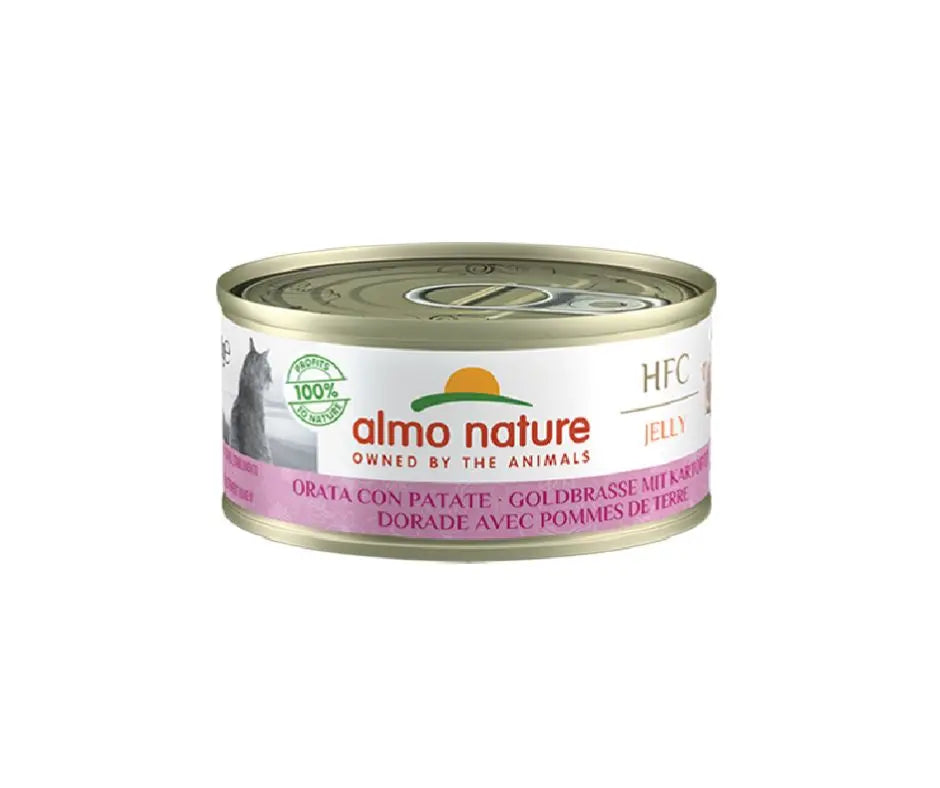 Almo Nature HFC Jelly Orata e Patate 70g Lattina Gatti AdultiLattina Umido GattiAnimaliapet