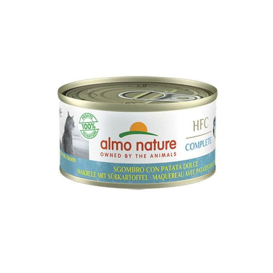 Almo Nature HFC Complete Sgombro Con Patata Dolce 70g Lattina Gatti Adulti - Animaliapet
