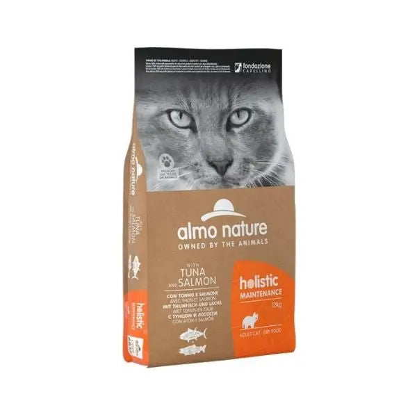 Almo Nature Holistic Maintenance Tonno e Salmone 12kg Crocchette GattiCrocchette GattiAnimaliapet