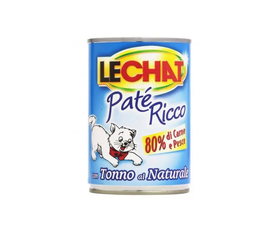 Monge LeChat Paté Ricco con Tonno al Naturale Lattina 400g Gatti - Animaliapet