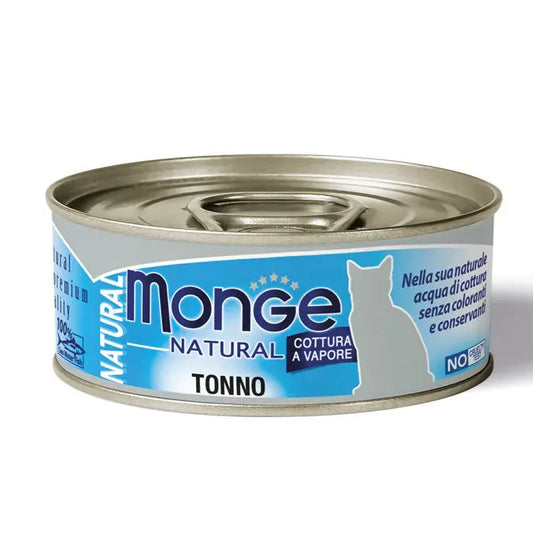 Monge Natural Tonno Lattina 80g Gatti AdultiLattina Umido GattiAnimaliapet