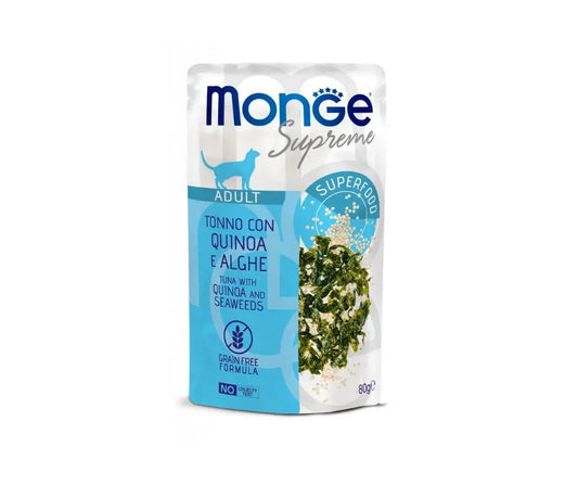 Monge Supreme Adult Tonno Quinoa e Alghe Bustine 80g Gatti - Animaliapet