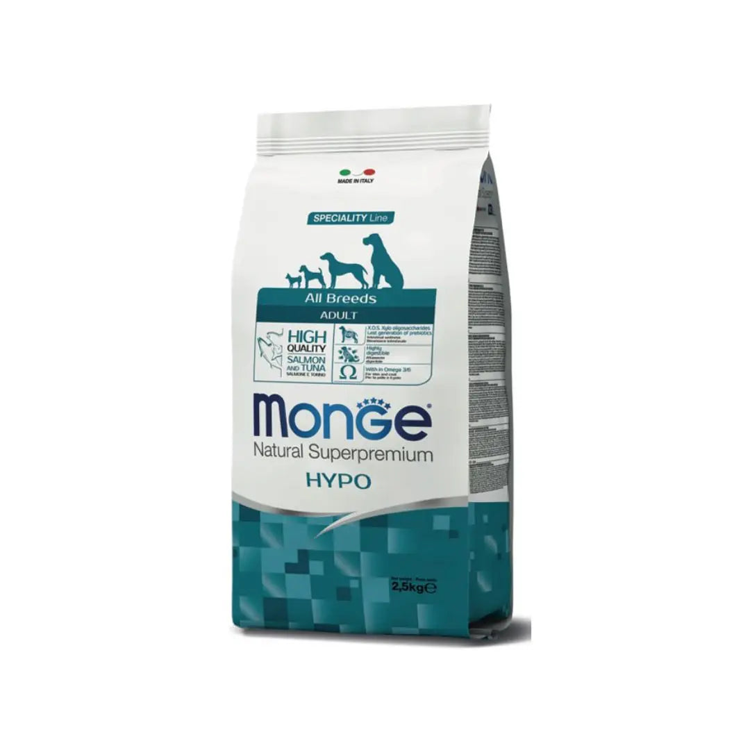 Monge Hypoallergenic Salmone e Tonno 2,5Kg Crocchette CaniCrocchette CaniAnimaliapet