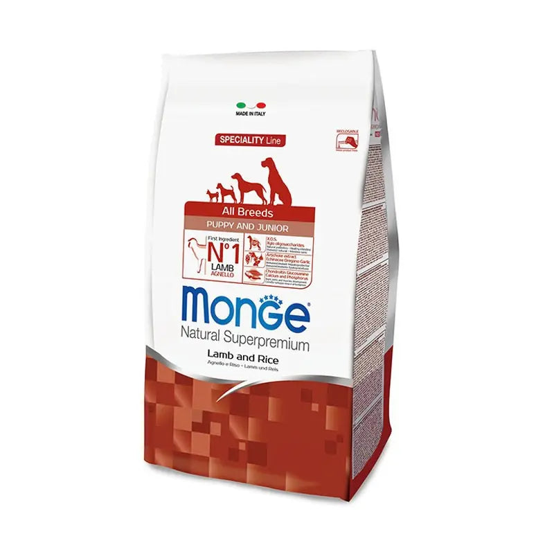 Monge Speciality Line All Breeds Puppy Agnello e Riso 800g Crocchette Crocchette CaniAnimaliapet