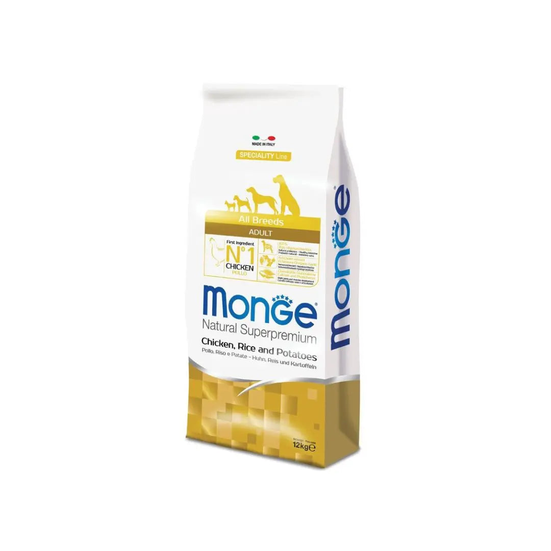 Monge Speciality Line Adult All Breeds Pollo Riso e Patate 12Kg CrocchCrocchette CaniAnimaliapet