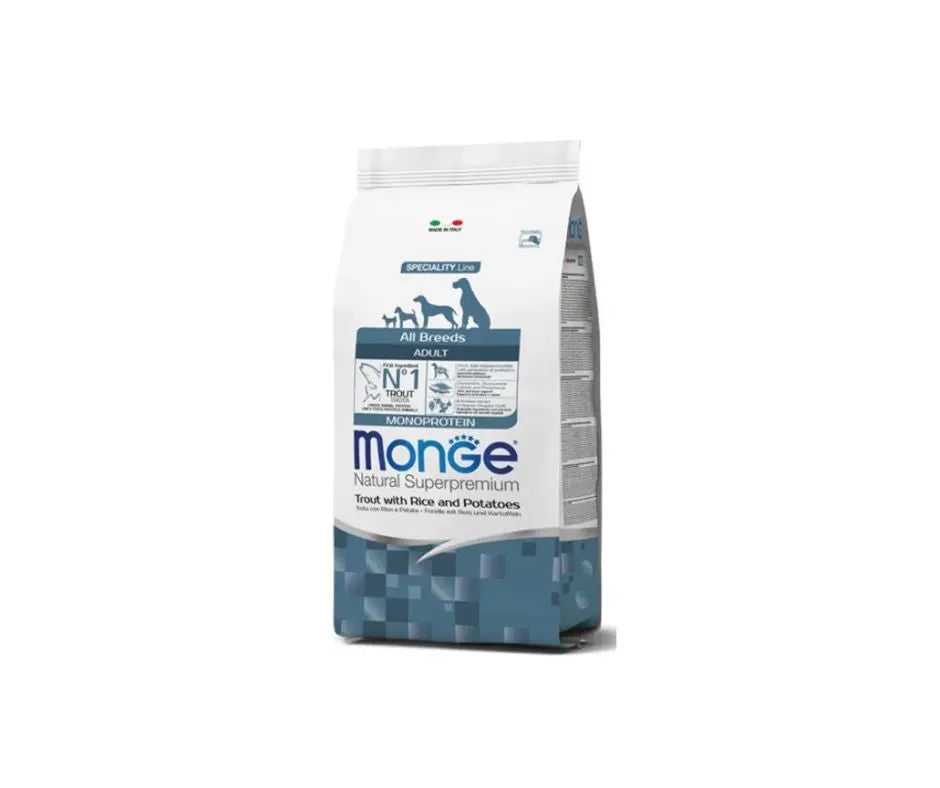 Monge All Breeds Trota 2.5Kg Crocchette Cani Adulti - Animaliapet