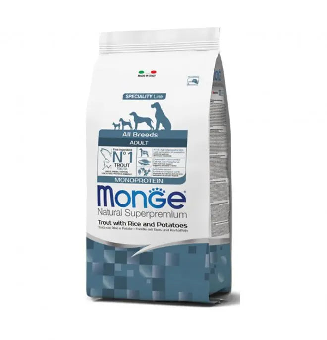 Monge All Breeds Trota 12Kg Crocchette Cani Adulti - Animaliapet