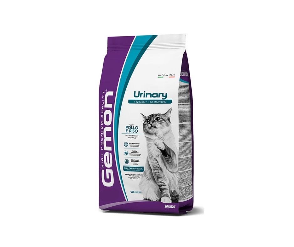 Monge Gemon Urinary Pollo e Riso Crocchette 7Kg Gatti Adulti - Animaliapet