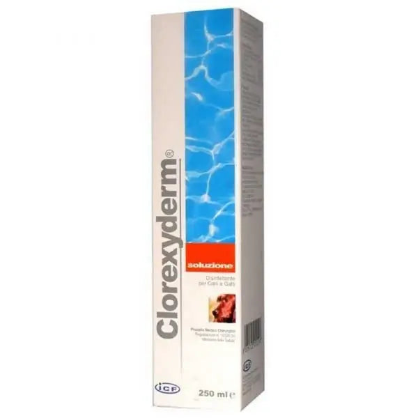 Drn Clorexyderm Soluzione 250ml per Cani e Gatti Drn