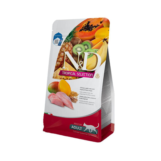 Farmina N&D Tropical Pollo 10kg Crocchette Gatti