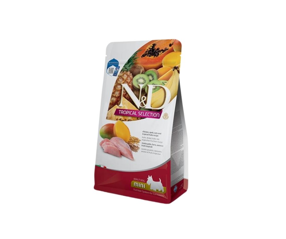 Farmina N&D Tropical Pollo 5kg Crocchette Cani Mini Adult - Animaliapet