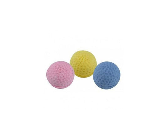 Ferplast Palla Spugna 3pz Gioco per Gatti Ø 4cm - Animaliapet