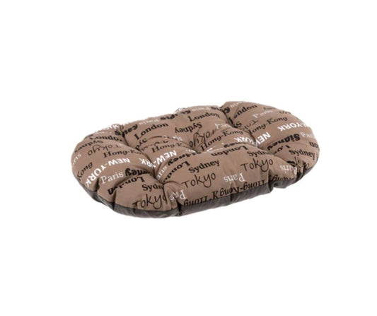 Ferplast Relax Cuscino in cotone per cani e gatti 55/4 Colore Marrone - Animaliapet