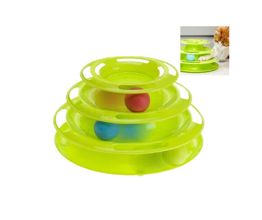 Ferplast Twister Circuito Gioco per Gatti Ø 24,5cm - Animaliapet