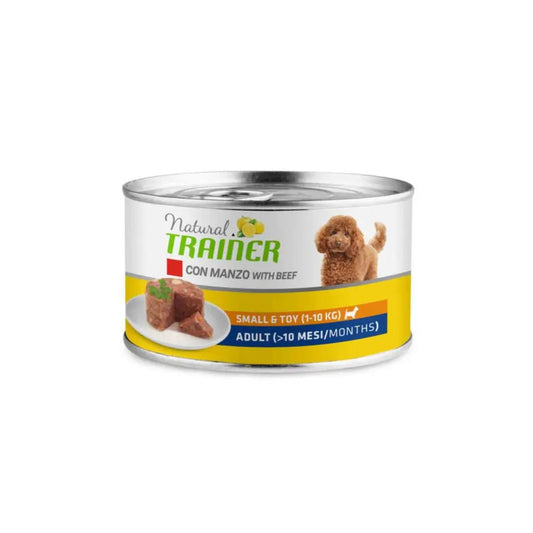 Trainer Natural Manzo 150g Lattina Cani Small e Toy Adult - Animaliapet