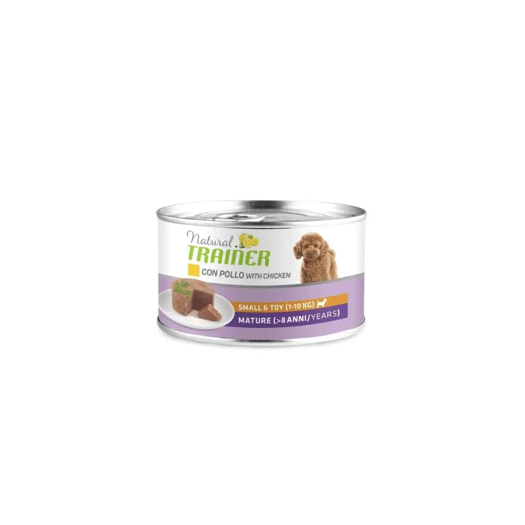 Trainer Natural Mature Pollo Small e Toy 150g Lattina Cani Anziani - Animaliapet