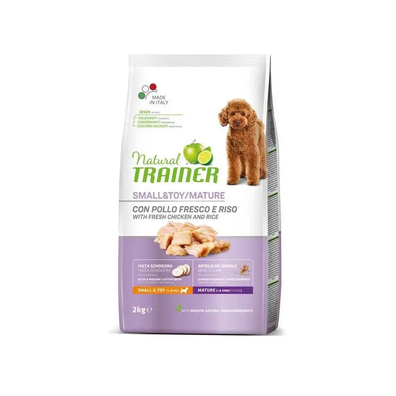 Trainer Natural Mature Pollo 2Kg Crocchette Cani Anziani Small e ToyCrocchette CaniAnimaliapet