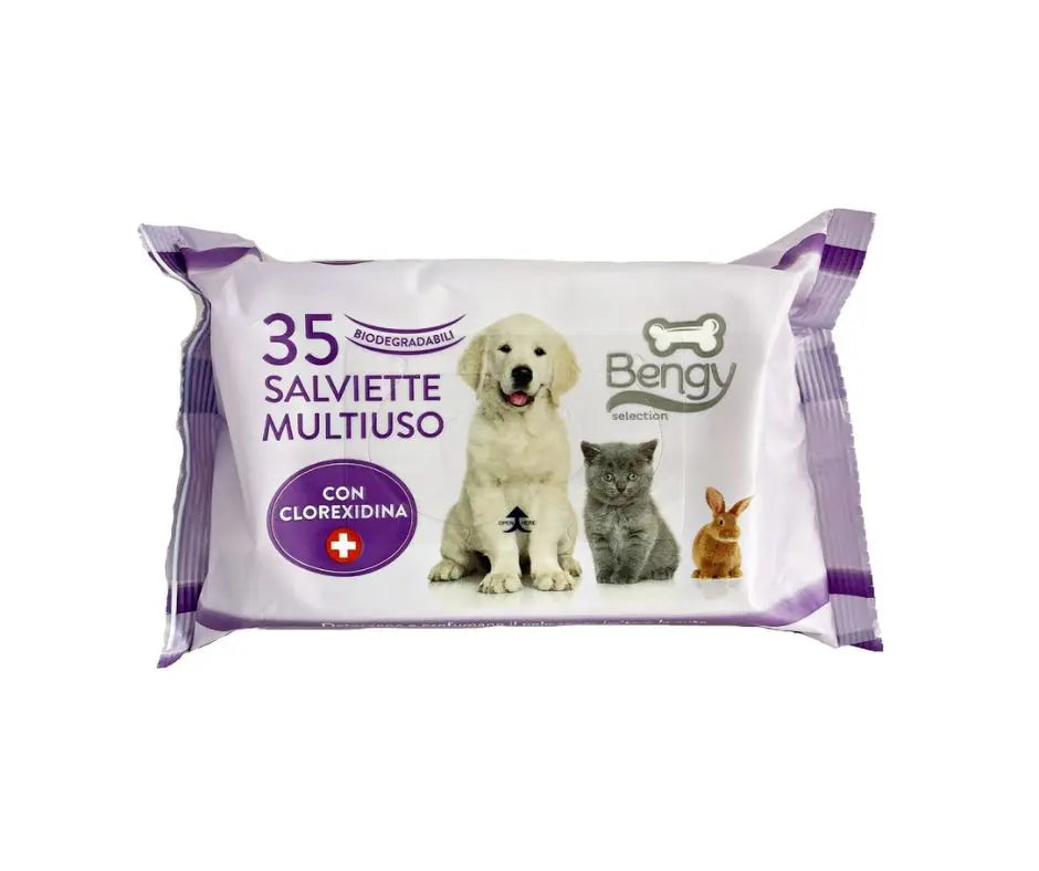 Trixie Bengy Salviette Multiuso Clorexidina 35pz per Cani e Gatti - Animaliapet