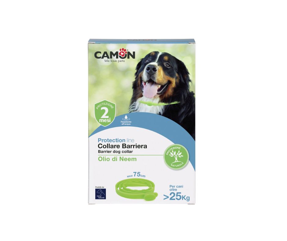 Camon Collare Barriera per Cane Olio di Neem >25kg - Animaliapet