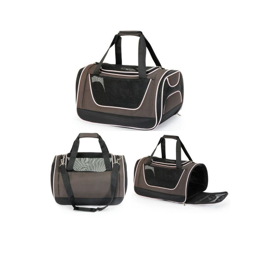 Camon Trasportino Ripieghevole per Cani e Gatti 47x32x28cm