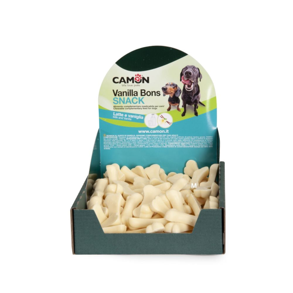 Camon Ciokobone White al Latte & Vaniglia 1 Singolo Pezzo Snack per Cani