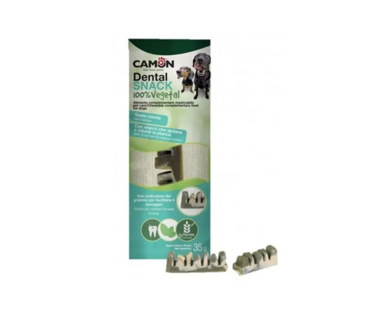 Camon Dental Snack 100% Vegetal con Enzimi Attivi 35g Cani - Animaliapet