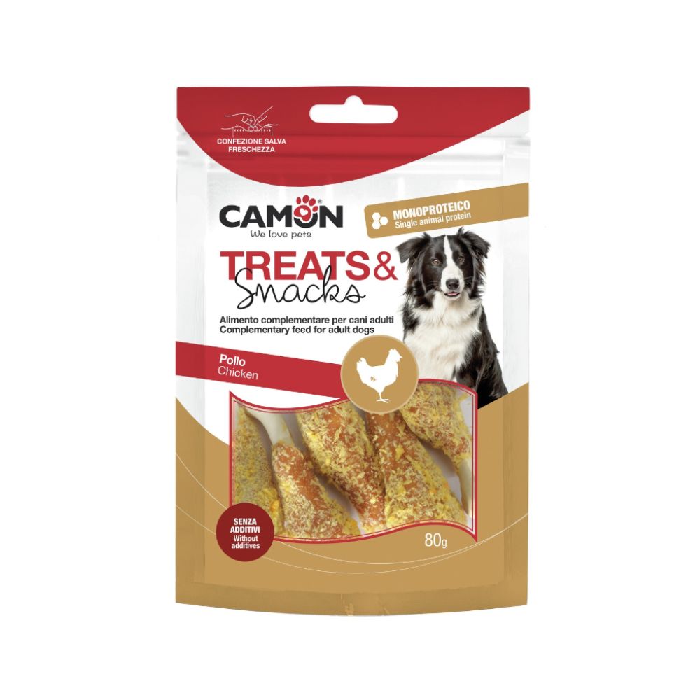 Camon Coscette impanate di pollo 80g Snack Cani - Animaliapet