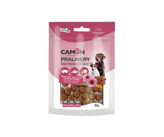 Camon Pralinery Suino Echinacea e Miele 80g Snack Cani - Animaliapet