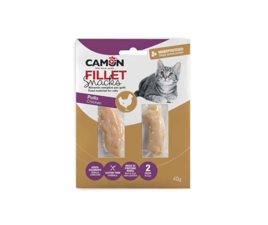 Camon Filetti di Pollo Snack Gatti - Animaliapet