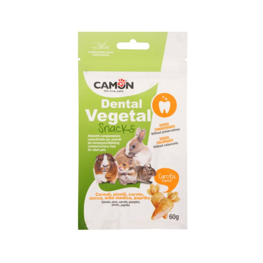 Camon Dental Vegetal Carote Snack per Roditori 60g