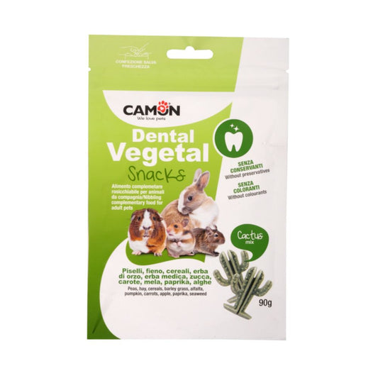 Camon Dental Vegetal Mini Cactus mix Snack per Roditori 90g