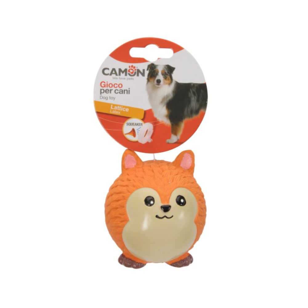 Camon Volpe in lattice con squeaker 9cm Giochi per Cani