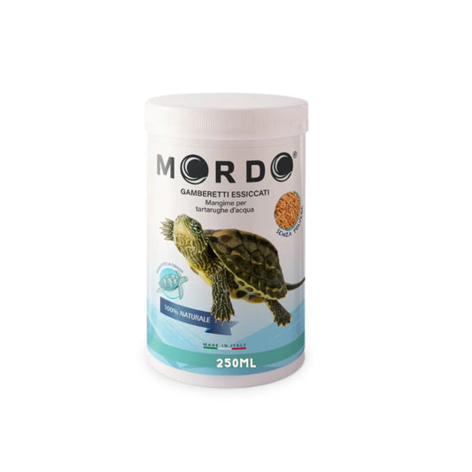 Mordo Gamberetti Essiccati Mangime per Tartarughe d'acqua 250ml - Animaliapet