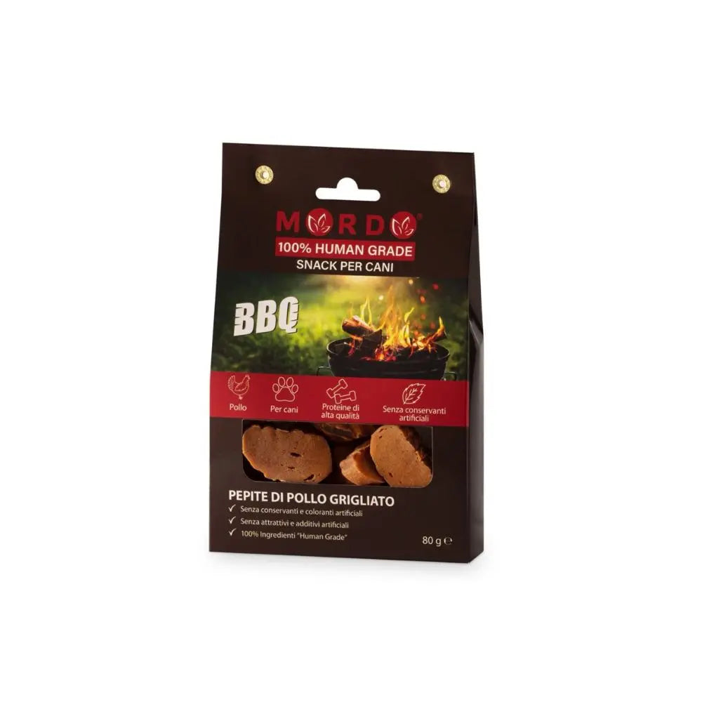 Mordo BBQ Pepite di Pollo Grigliato Snack Cani 80g - Animaliapet