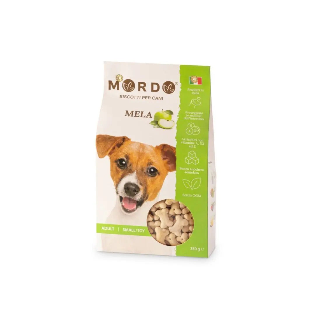 Mordo Biscotti Gusto Mela 350g Snack per Cani Small/Toy - Animaliapet