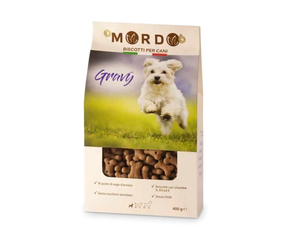 Mordo Biscotti Gravy 400g Snack per Cani Small - Animaliapet