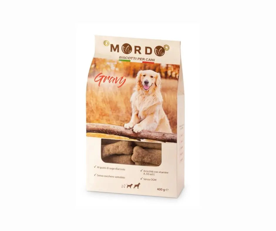 Mordo Biscotti Gravy Medium Maxi 400g Snack per Cani - Animaliapet