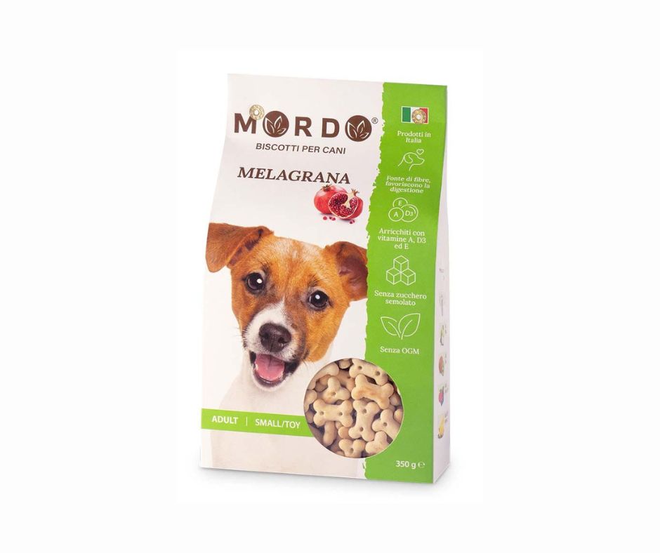 Mordo Biscotti Gusto Melograna 350g Snack per Cani Small/Toy Mordo