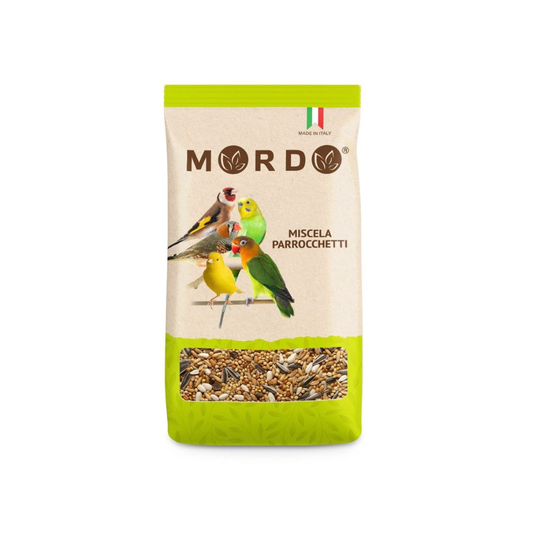 Mordo Miscela Parrocchetti 1kg Mangime per uccelli - Animaliapet