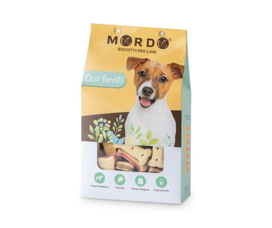 Mordo Biscotti Ossi Farciti 400g Snack per Cani - Animaliapet